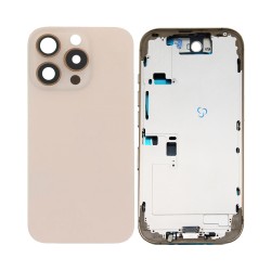 Tampa Traseira com Frame+Flex+Vibrator Apple iPhone 16 Pro Titânio Deserto